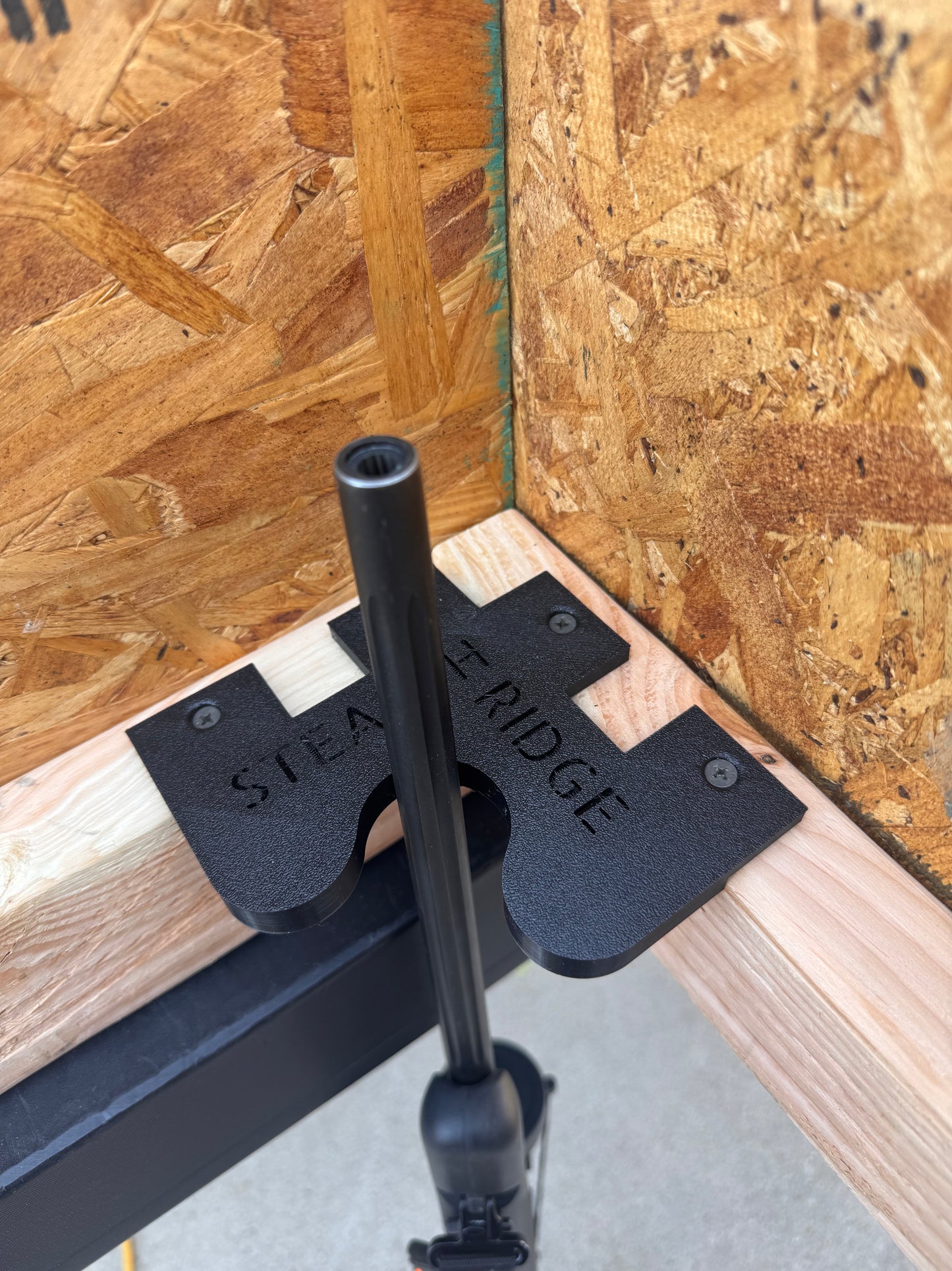 Box Blind Gun Rest