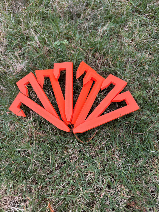 Heavy duty tent stakes